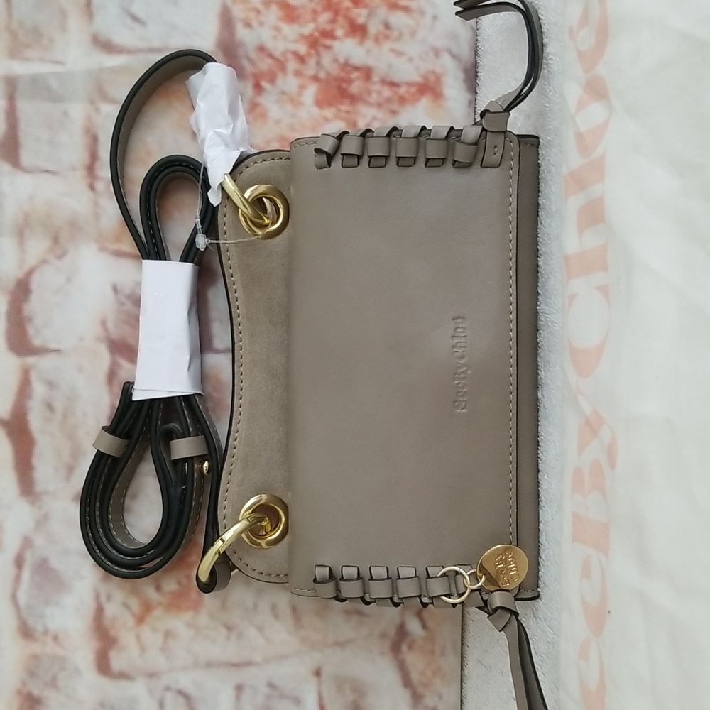 New see by Chloé Tilda Leather Shoulder Bag